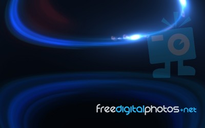 Modern Abstract Digital Lens Flare Stock Image