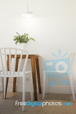 Modern Apartment Interior With Base On White Stock Photo