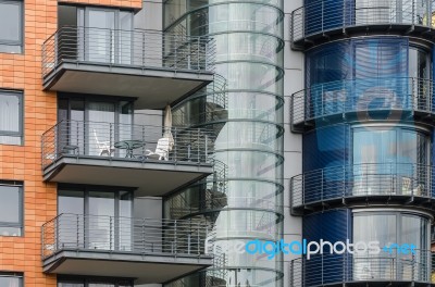 Modern Architecture In Berlin Stock Photo