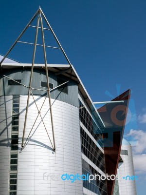 Modern Architecture In Cardiff Stock Photo