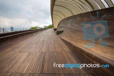 Modern Bridge Stock Photo