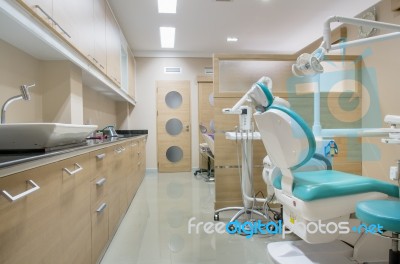 Modern Dental Room Stock Photo