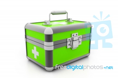 Modern First Aid Kit Stock Image