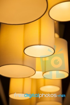 Modern Lamp Stock Photo