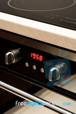 Modern Oven Stock Photo