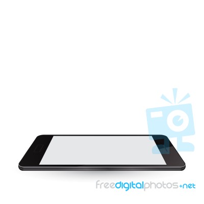 Modern Realistic Smartphone With Blank Screen Stock Image