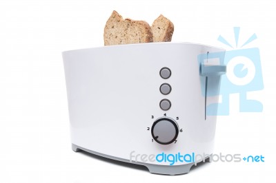 Modern Toaster Appliance Stock Photo