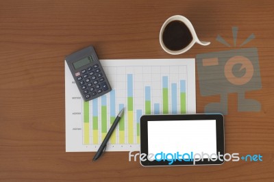 Modern Working Stock Photo