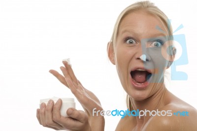 Moisturiser Stock Photo