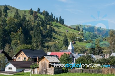 Moldovita, Moldovia/romania - September 18 : View Of Buildings I… Stock Photo