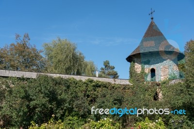 Moldovita, Moldovia/romania - September 18 : View Of The Exterio… Stock Photo