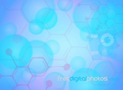 Molecular Background Stock Image