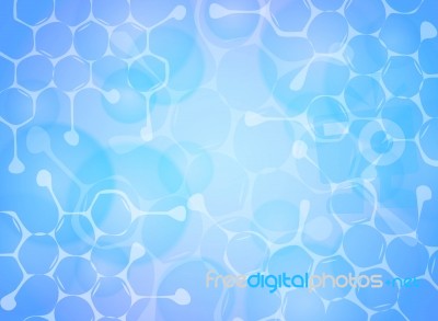 Molecular Background Stock Image