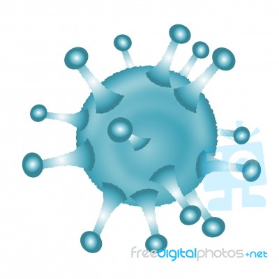 Molecule Virus Stock Image