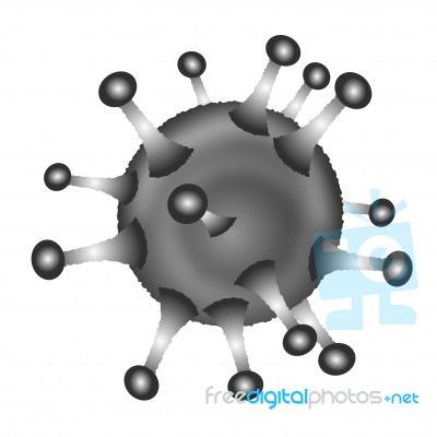 Molecule Virus Stock Image