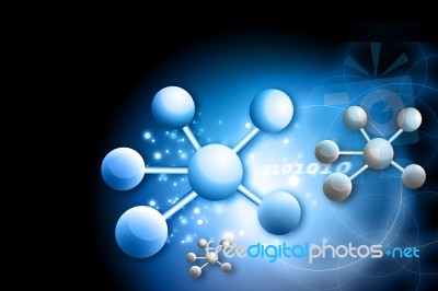 Moleculea Stock Image