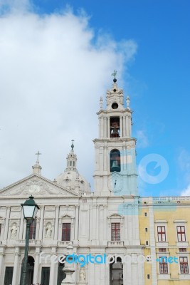 Monastery In Mafra, Portugal Stock Photo