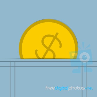 Money Coin  Illustration Stock Image