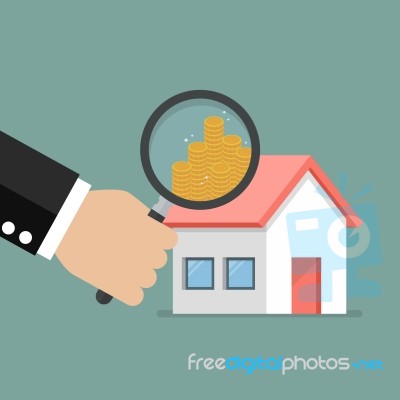 Money Profit From Real Estate Stock Image