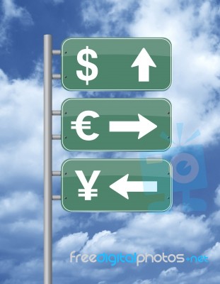 Money Way Stock Image