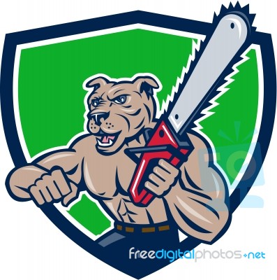 Mongrel Lumberjack Tree Surgeon Arborist Chainsaw Crest Stock Image