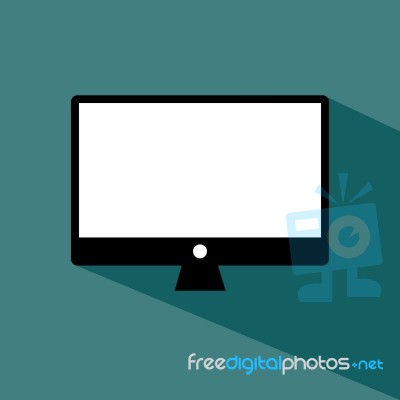 Monitor  Icon Stock Image