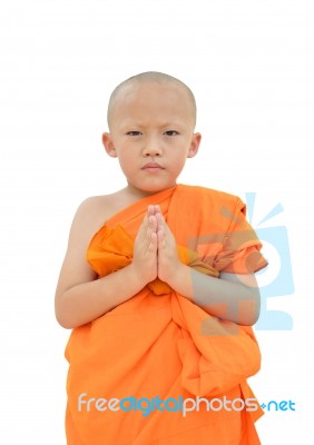 Monk Stock Photo