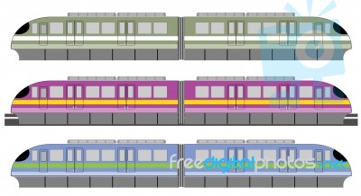 Mono Rail Stock Image