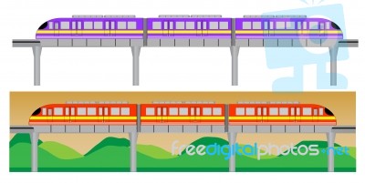 Mono Rail Stock Image