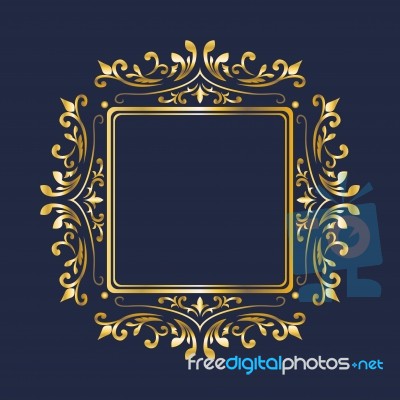 Monogram Stock Image