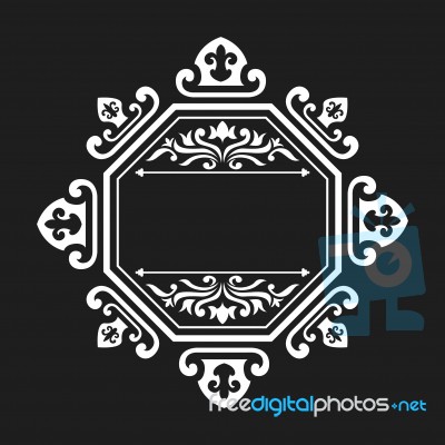 Monogram Stock Image