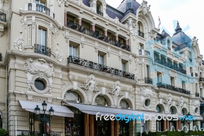 Monte Carlo, Monaco - April 19 ; Hotel De Paris In Monte Carlo M… Stock Photo