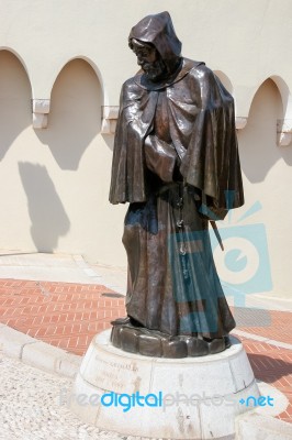 Monte Carlo, Monaco/europe - April 19 : Statue Of Francis Grimal… Stock Photo