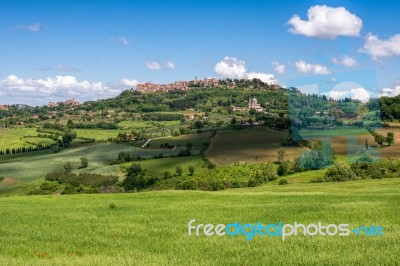 Montepulciano, Tuscany/italy - May 17 : View Of San Biagio Churc… Stock Photo