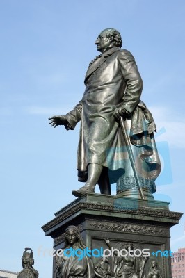 Monument To Baron Freiherr Von Stein In Front Of The Abgeordnete… Stock Photo