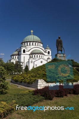 Monument To Duke Zivojin Misic Stock Photo