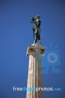 Monument To Duke Zivojin Misic Stock Photo