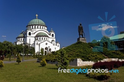 Monument To Duke Zivojin Misic Stock Photo