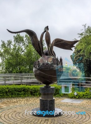 Monument To Hetman Mazepa Stock Photo