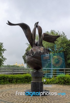 Monument To Hetman Mazepa Stock Photo