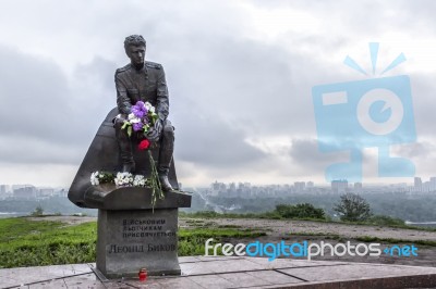 Monument To The Military Pilots Stock Photo