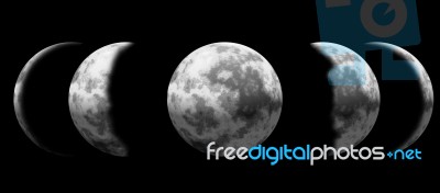 Moon Phase Stock Image