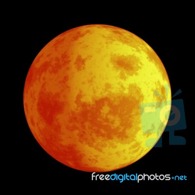 Moon Red Stock Image