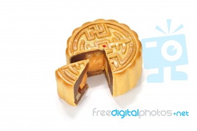 Mooncake Stock Photo