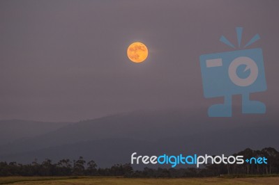 Moonrise ! Stock Photo