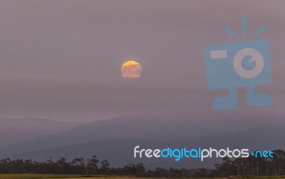 Moonrise ! Stock Photo