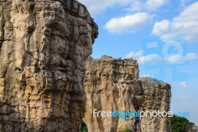 Mor Hin Khao The Stonehenge Of Thailand Stock Photo