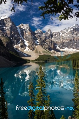 Moraine Lake Stock Photo