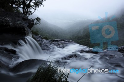 Morans Falls In Tamborine Mountains Stock Photo