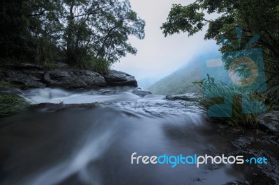 Morans Falls In Tamborine Mountains Stock Photo